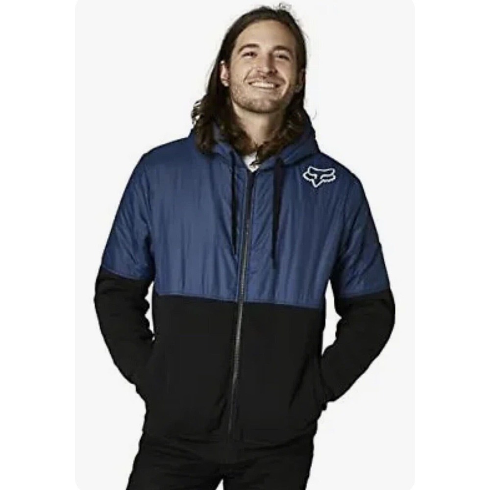 Fox Racing Men's Lindon Sasquatch Fleece Color Dark Indigo Jacket Coat XX-Large